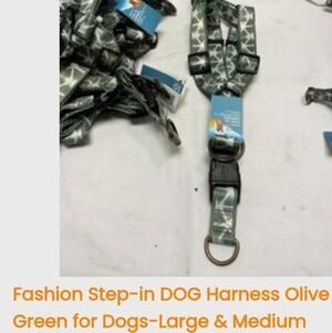 Vibrant Forest Green Dog Harness